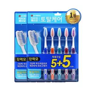 페리오 토탈케어 칫솔 10P 탄력모