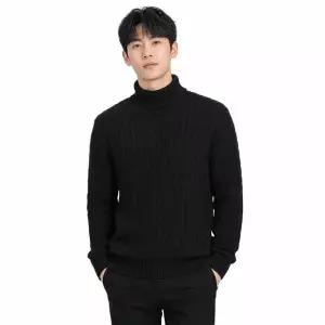 리미드 남성 꽈배기 터틀넥 겨울 니트 ON-KNK-QWFNXYN1