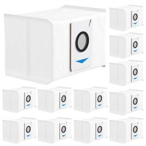 DEEBOT X1 OMNI TURBO T10 T20 /T20 MAX용 ECOVACS호환 먼지봉투 | OMNI용 4중 효과 필터 먼지봉투 X&T 시리즈 로봇청소기용