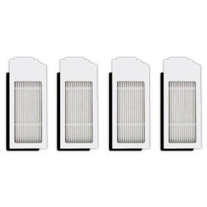 (4개 세트) N20 PLUS 교체용 HEPA 필터 ECOVACS호환 DEEBOT / PRO X1 OMNI T10 TURBO 로봇 청소기와 호환 필터 액세서리 키트 키트