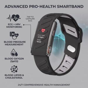 2026 VWAR MG ECG 스마트 밴드 피트니스 트래커 혈액 산소 측정기 혈압 혈중 지질 심박수 스마트스포츠