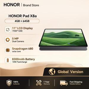 HONOR Pad X8a 안드로이드 14 태블릿 11인치 90Hz 아이케어 스크린 8300mAh 4 스피커 멀티스크린 협업