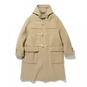 UNIFORM BRIDGE WOOL 울 DUFFLE 더플 COAT 코트 BEIGE 베이지