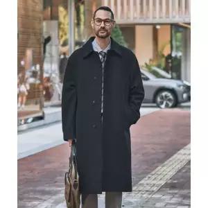STCO 미니멀 발마칸 WOOL 울 코트_블랙 (오버핏)_SCTVD76OSB