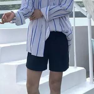 플레이마틴 아이콘 숏 스윔팬츠 남성 여름 수영반바지 커플 비치웨어 숏팬츠