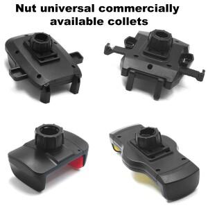 5개 자동차 핸드폰 거치대 중력 브래킷 액세서리 플라스틱 나사 17MM 볼 헤드 차량 에어벤트 스탠드 고정