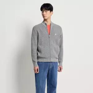 빈폴 멘 SS26코튼 풀집업 카디건그레이 BC615AC143