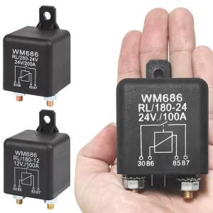 WM686 전원 스위치 고전류 자동차 릴레이 시동 200A  12V  24V