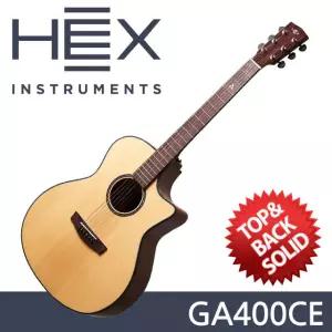 헥스 GA400CE 탑백솔리드 EQ 통기타
