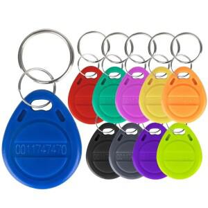 5YOA 10/20pcs 125KHz 읽기 전용 RFID TK4100 근접식 키체인 스마트 보안 도어 출입 통제 토큰 태그
