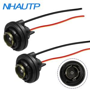 NHAUTP 2Pcs 1156 BA15S 전구 소켓 여성 홀더 P21W 어댑터 기본 커넥터 반전 램프 DRL 자동차 조명 액세서