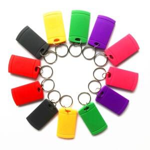 5개/몫 IC UID 13.56MHz S50 1K RFID 재기록 가능 쓰기 키 체인 태그 변경 제로 0 섹터 블록 액세스 제어