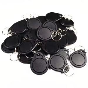 100/200/300Pcs 13.56Mhz NTAG213 태그 ISO14443A RFID Keyfobs 키체인 Ntag 칩( NFC 지원 휴대폰용)