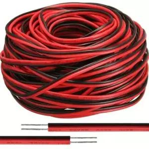 22AWG 전선 2핀 연장 케이블 주석 도금 구리 코드 300V 자동차 트럭 오토바이 LED 라이트 스트립 전원 공급