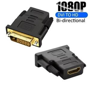 DVI 24+1 to HDMI 호환 어댑터 양방향 HDTV 케이블 컨버터 모니터 PS4 Xbox
