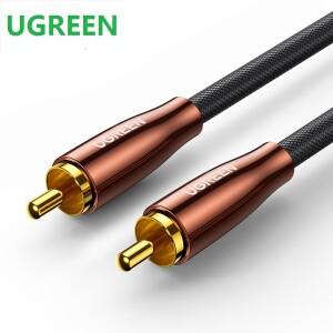 UGreen AV155 동축 Spdif 오디오 발열 서브우퍼 RCA Lotus 케이블 신호 75 Ohm 라인