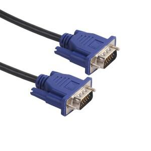 1.5m/3m/5m VGA 케이블 15 핀 수-수 연장 변환기 코드 컴퓨터 모니터 프로젝터 용 구리 코어