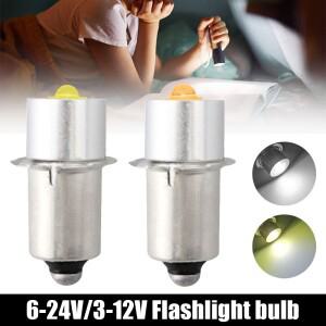 P13.5S E10 BA9S 베이스 5W LED 업그레이드 전구 화이트 매글라이트 플래시라이트 6500K 3W DC 교체 작업등