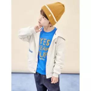 빈폴 키즈 BEANPOLE KIDS 저지 후드 버튼업 자켓 재킷 베이지 (BI5941U04A)