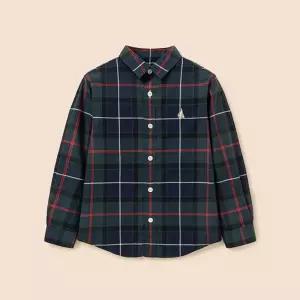 빈폴 키즈 BEANPOLE KIDS 헤릿 체크 셔츠 그린 (BI6864UE2M)