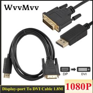 1080P HD DP-DVI 어댑터 DisplayPort 디스플레이 케이블 변환기 남성-여성 모니터 프로젝터