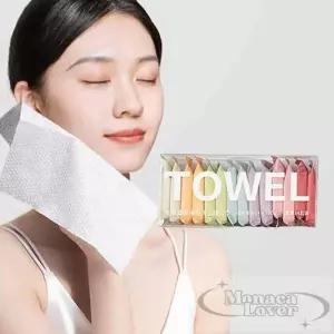 모나카러버 여행용 일회용 압축수건 14장 미니타올 헬스장수건