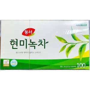 동서식품 현미 녹차 1.5g x100T 150g/그린티/후식차/간식차/선물/용/접대/탕비실/가정/사무실/업소/학교