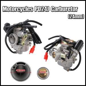 PD24J 바이크 오토바이 기화기 24mm 125cc 혼다호환 호환 GY6 ATV BAJAJ 고 카트 액세서리