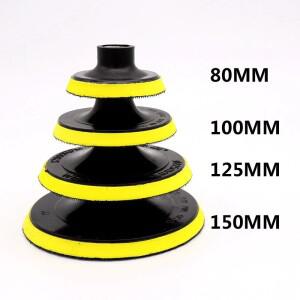 M10 M14 80/100/125/150/180mm 백킹 패드 그라인딩 홀더 디스크 벨크로 패스너 앵글 휠용 3/4/5/6/7 인치