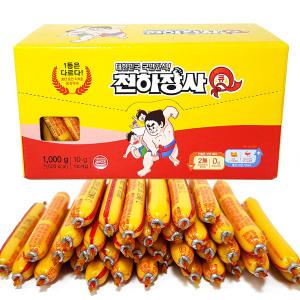 천하장사 Q100개입 x 1통 1000g 소세지 간식
