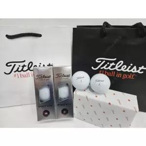 타이틀리스트 pro V1X 4피스 골프공 6구 포장+쇼핑백포함