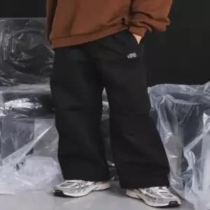 블루테일 AZG7PT06BK 블랙 파라슈트 팬츠