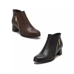 탠디본사 소가죽 앵클부츠, 9120504 2color 택1 (5cm)