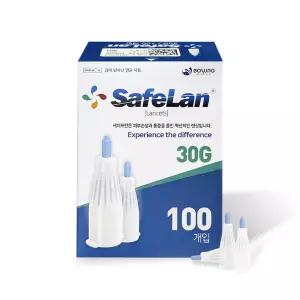 세이프란 일회용 안전란셋 사혈침 채혈침 30G 100개입