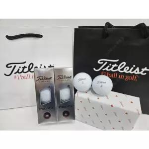 타이틀리스트 pro V1X 4피스 골프공 6구 포장+쇼핑백포함