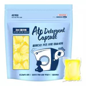 폴메디슨 키즈 아토 캡슐세제 코튼향 40개입 560g 1개