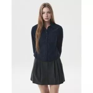[후아유]여성 Slim Fit Check Blouse WHBLG3831F