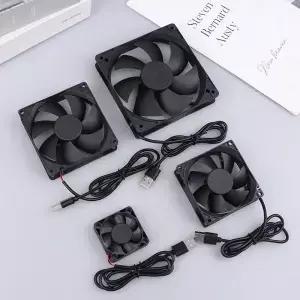 5V 브러시리스 냉각 팬 USB 라우터 컴퓨터 케이스 TV 박스 쿨링 50mm PC DIY 쿨러 데스크탑