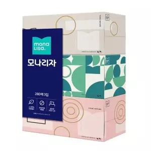 모나리자 각티슈 280매 3입