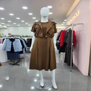[모다아울렛][꼼빠니아]셋업 후드 원피스  PO260_DG