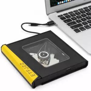 ETFJZZ 외장 CD/DVD 드라이브 USB 3.0 TypeC 버너 RW 광학 슬림형 휴대용 플레이어 리더기/라이터 데스크톱