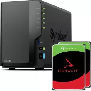 Synology DS225 2베이 NAS Intel Celeron J4125 쿼드코어 2GB NonECC DDR4 1 x 2.5GbE 및 RJ45 LAN 포트