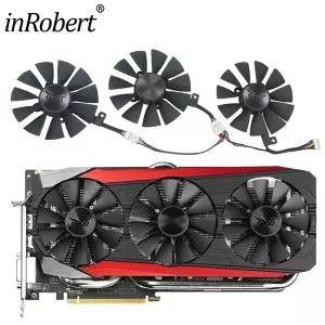 PLD09210S12HH 비디오 카드 냉각 팬 교체 ASUS STRIX GTX980Ti R9 390 390X 그래픽 카드 쿨러 팬케이스 포