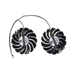 AKUYAO 85mm G 냉각 팬 MSI RX470 480 570 580 장갑 PLD09210B12H 교체 더블 볼 베어링