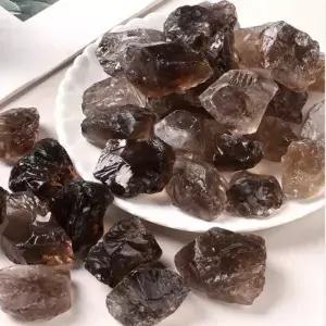 40g/120g/240g 천연 스모키 쿼츠 원석 불규칙한 텀 스톤 믹싱 어항 홈 컬렉션 선물