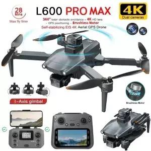 신형 L600 프로 맥스 4K 가용 드론 8K HD 카메라 3축 짐벌 GPS 장애물 회피 5G WIFI FPV RC 쿼드콥터
