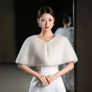 웨딩 볼레로 망토 각종 연주회 숄 연회 모피숄 파티모임 코트