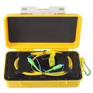 FTTH OTDR 출시 케이블 박스 SCAPC-SCAPC 커넥터 G652D 싱글 모드 9/125 광섬유 길이 1000미터 데드존