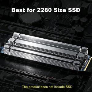 M.2 SSD 방열판 NVME NGFF 2280  스테이트 디스크 알루미늄 라디에이터 쿨러 PS5 호환 PC 노트북 PC용 열