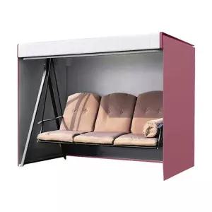 야외 그네 커버 덮개 흔들 의자 야외용 보호 마당 220x125x170cm